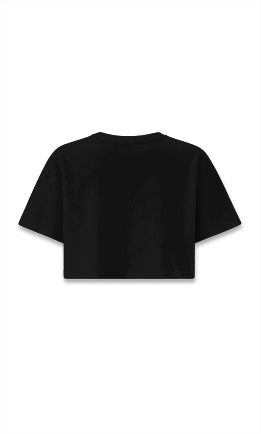 BLUSA DE DAMA CORTA NEGRA | BASSICS