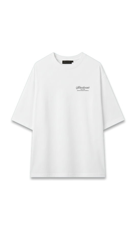 CAMISETA OVERSIZE BLANCA | CHERUBIM