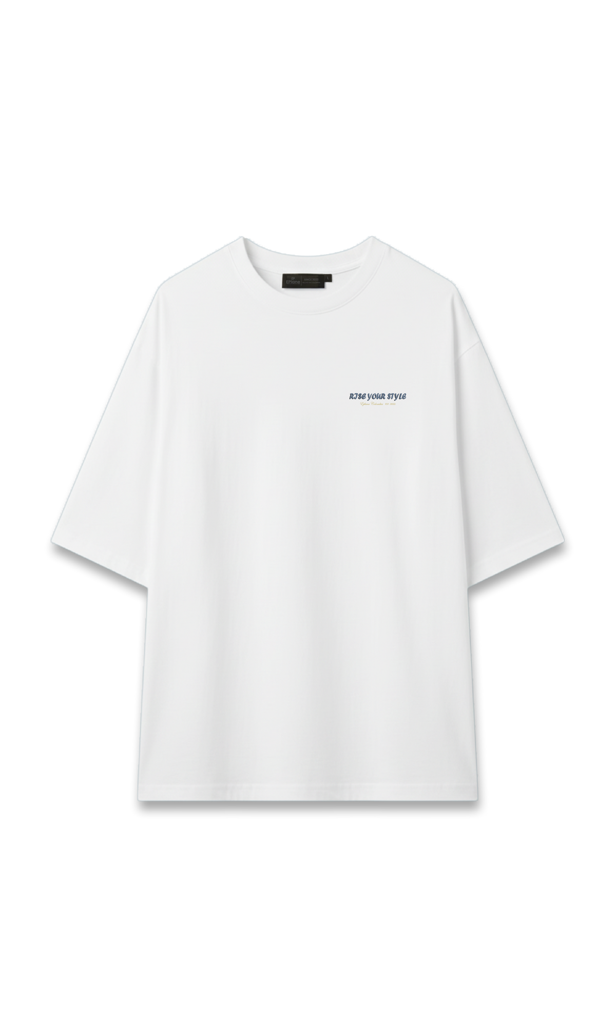 CAMISETA OVERSIZE BLANCA | BLUE BULLET