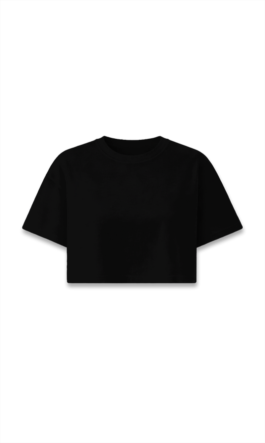 CAMISETA CROP NEGRA | PROGRESS