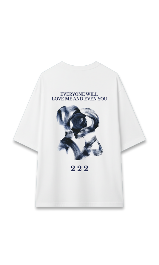 CAMISETA OVERSIZE BLANCA 222