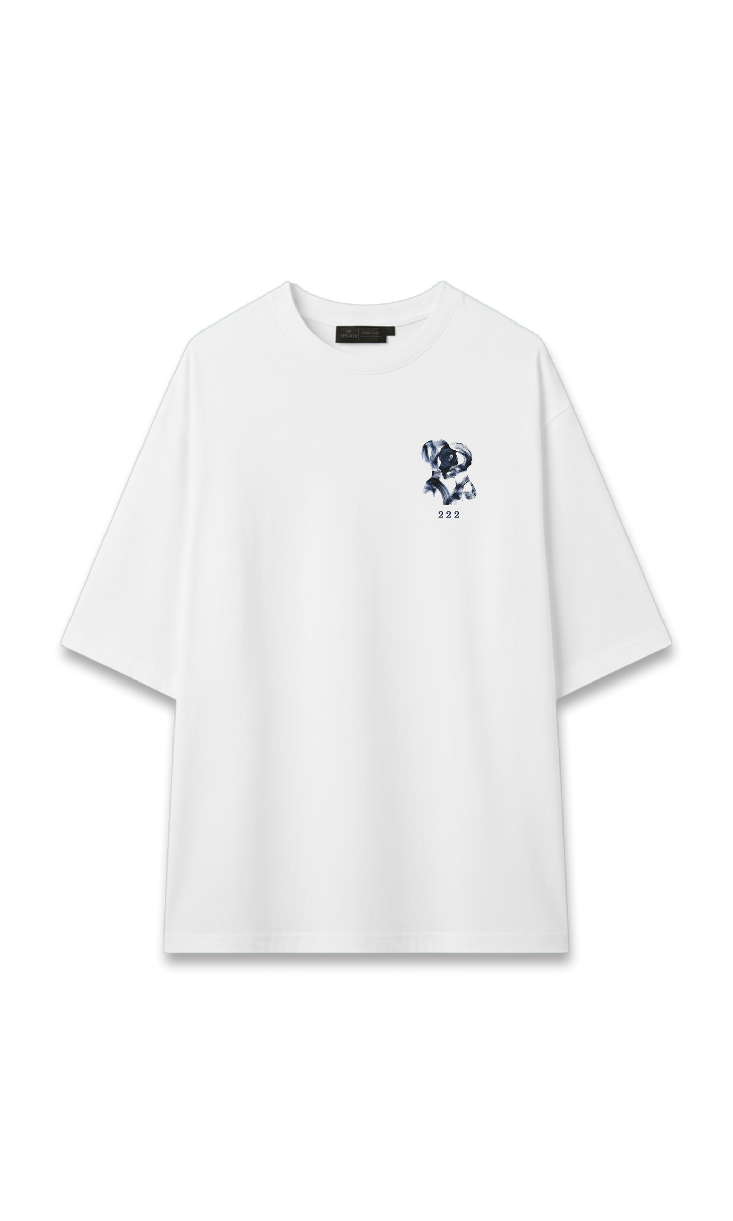 CAMISETA OVERSIZE BLANCA 222