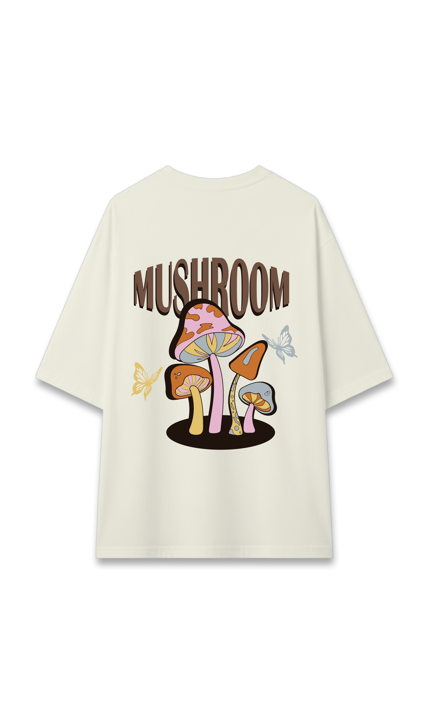 CAMISETA OVERSIZE VAINILLA | MUSHROOM