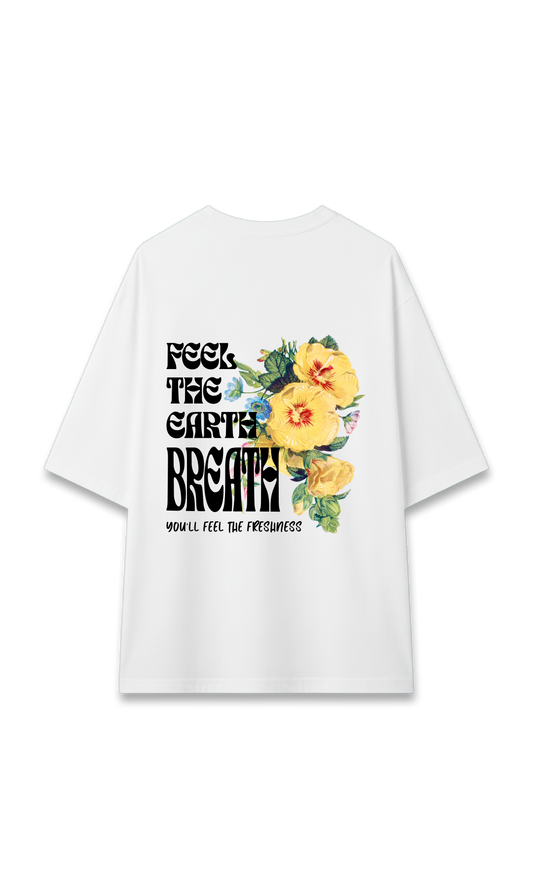 CAMISETA OVERSIZE BLANCA | BREATH