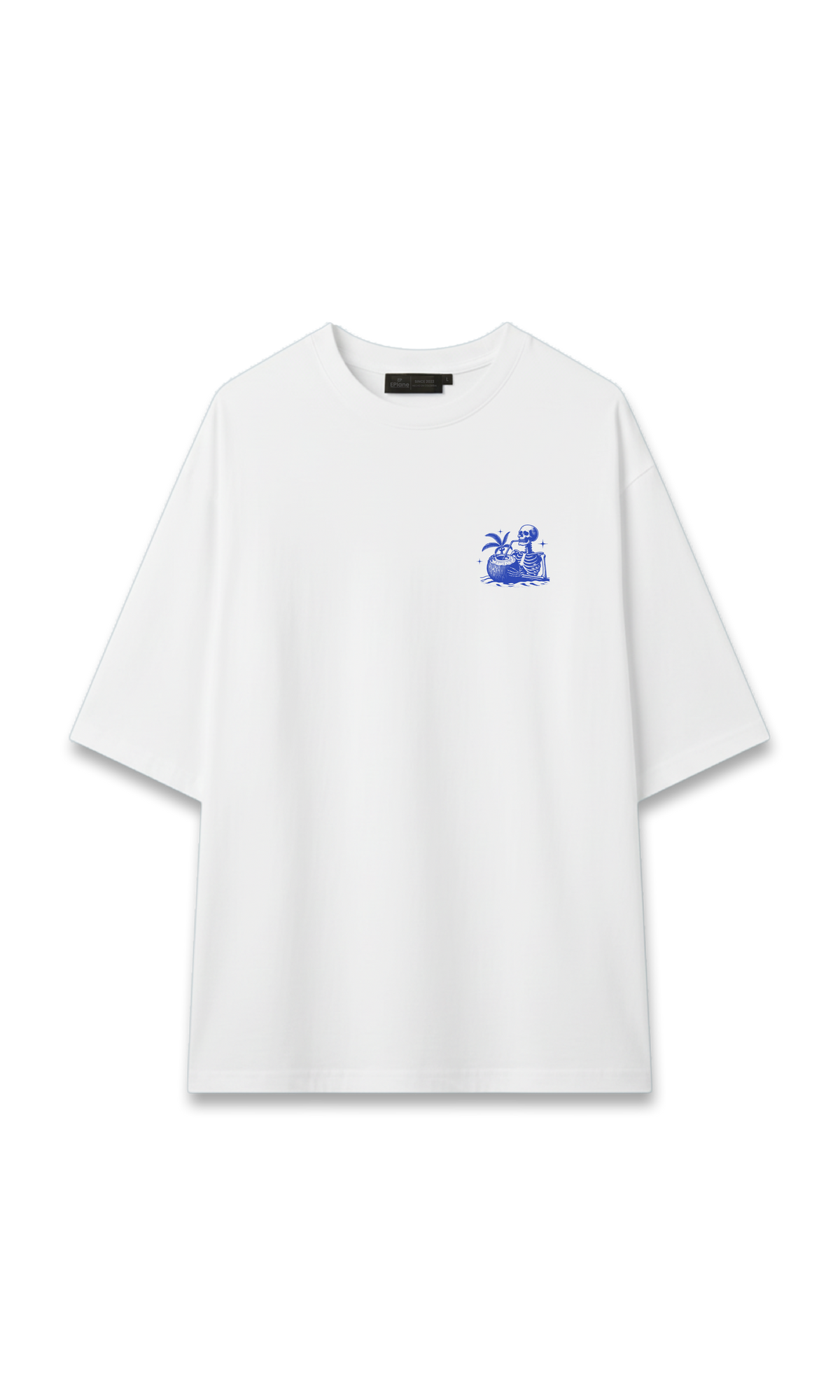CAMISETA OVERSIZE BLANCA | LOST BUT FREE
