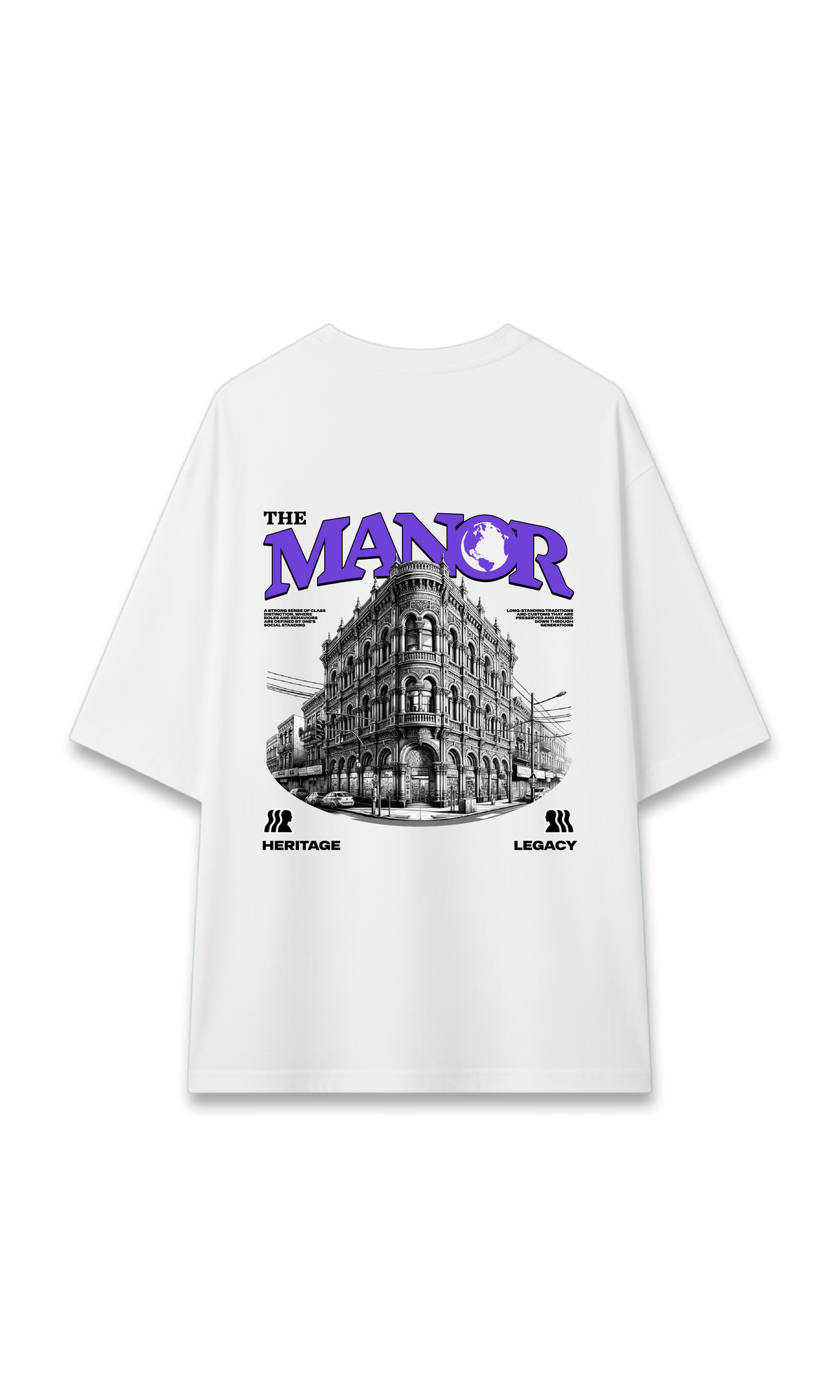 CAMISETA OVERSIZE BLANCA | MANOR