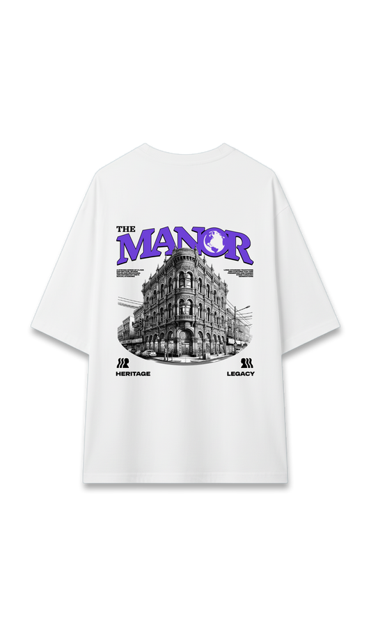 CAMISETA OVERSIZE BLANCA | MANOR