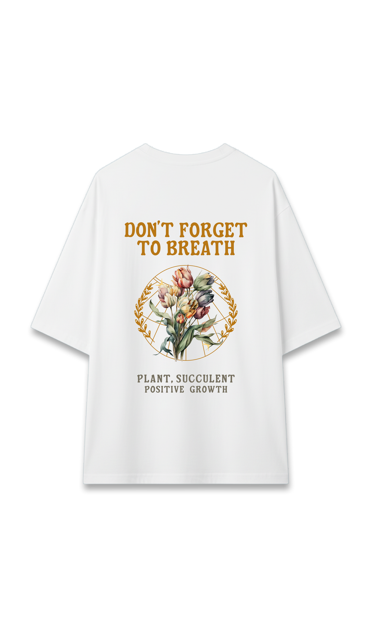 CAMISETA OVERSIZE BLANCA | SUCCULENT