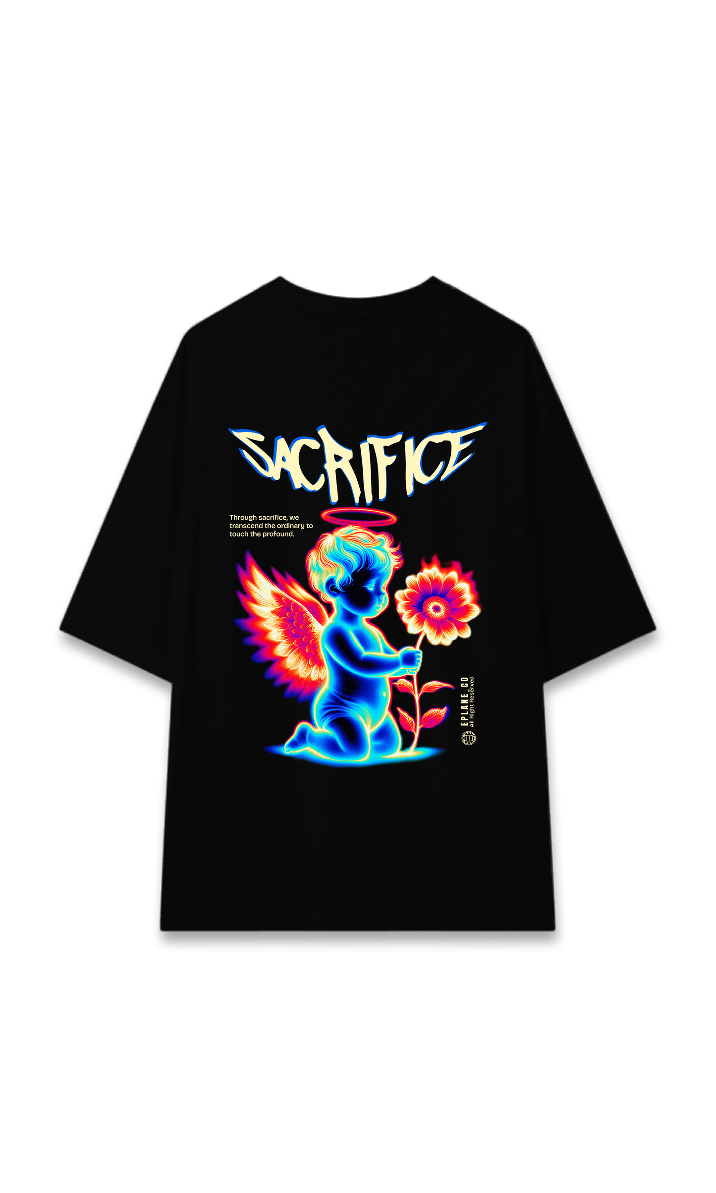 CAMISETA OVERSIZE NEGRA | SACRIFICE