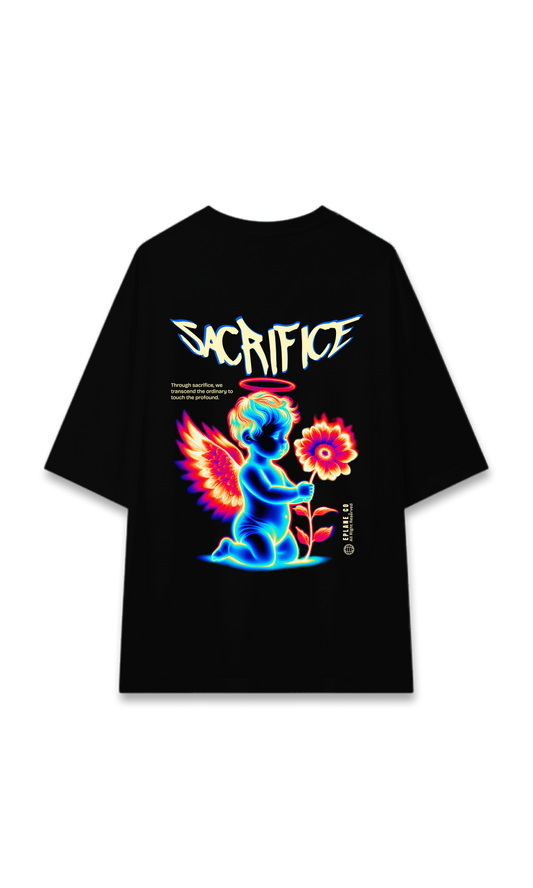 CAMISETA OVERSIZE NEGRA | SACRIFICE