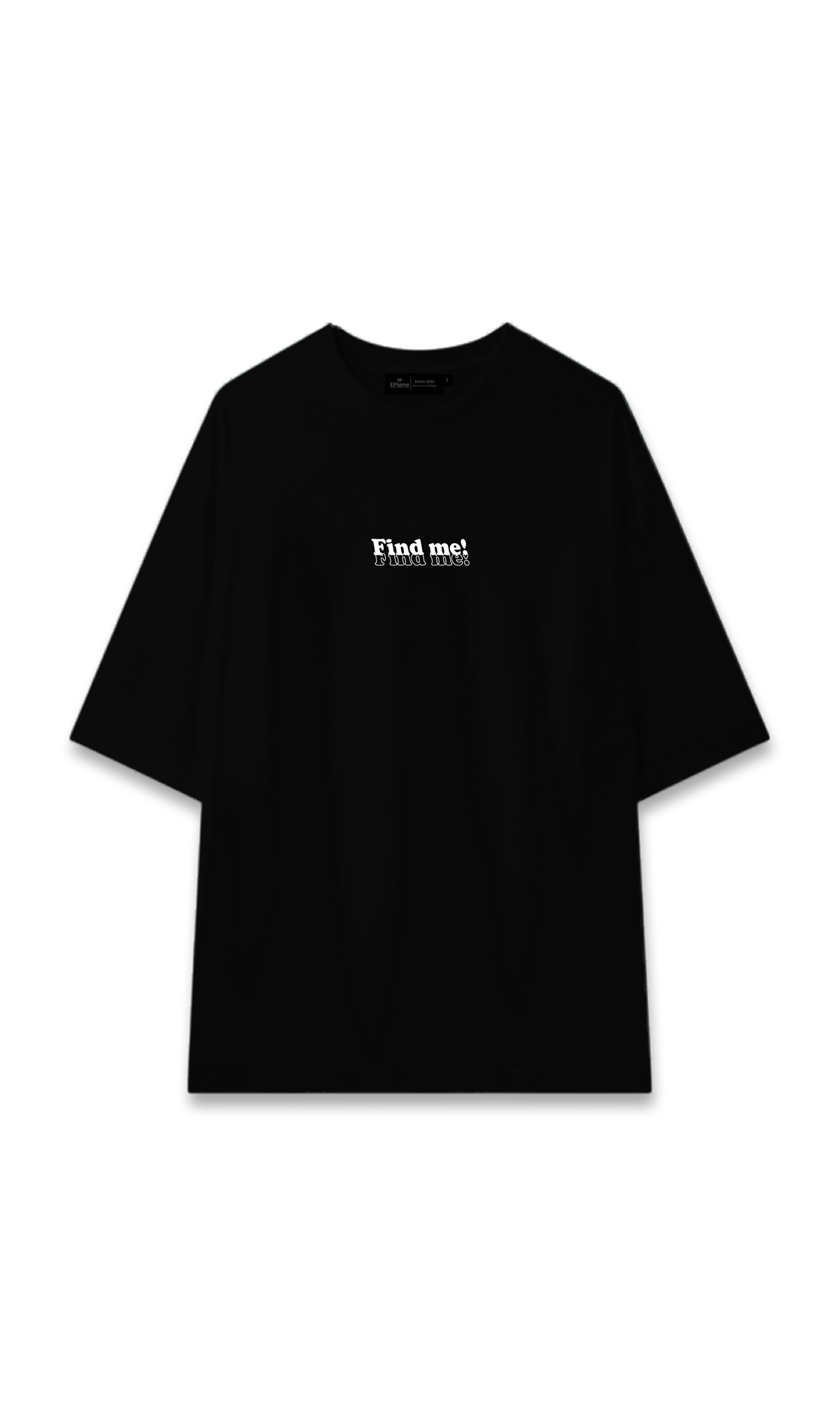 CAMISETA OVERSIZE NEGRA | FIND ME!