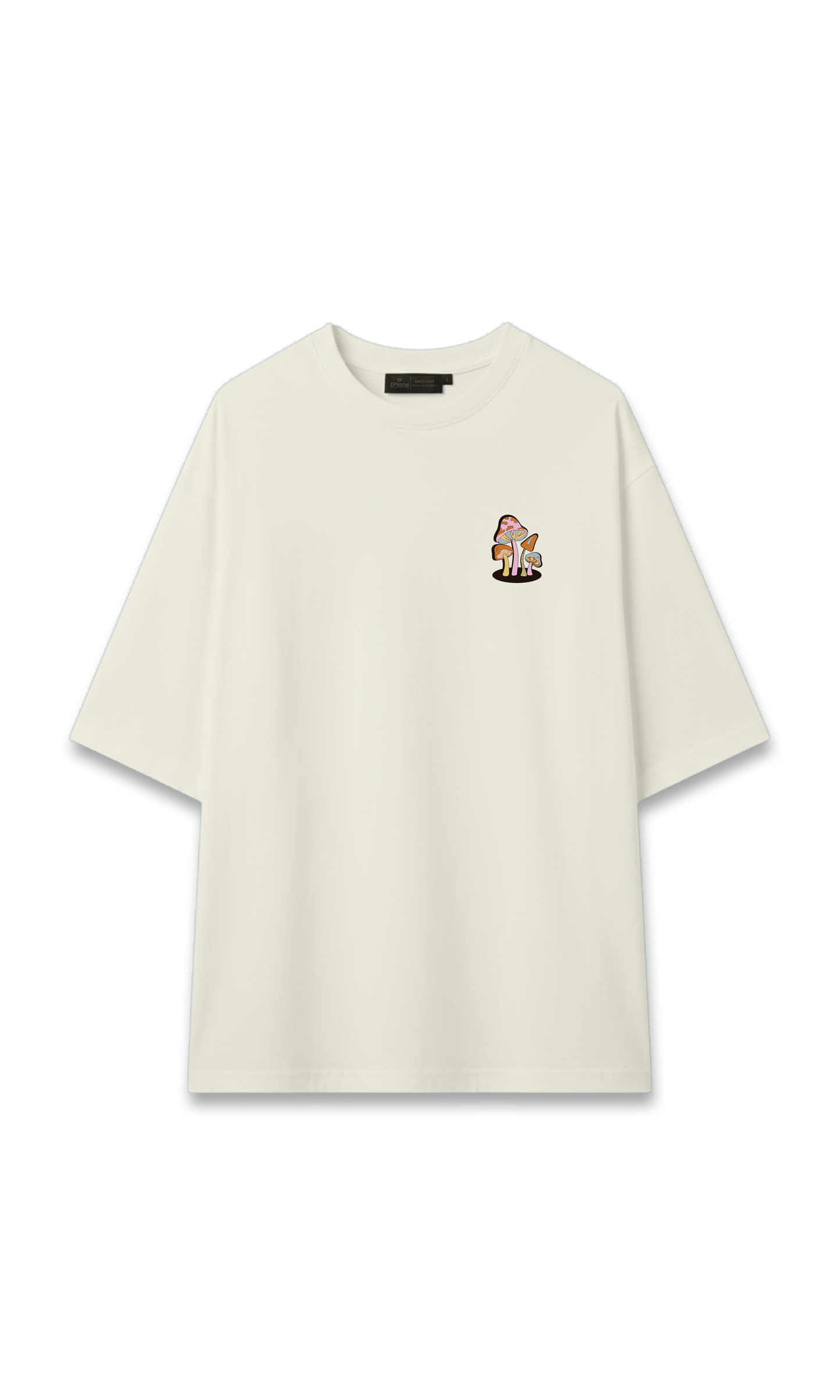 CAMISETA OVERSIZE VAINILLA | MUSHROOM
