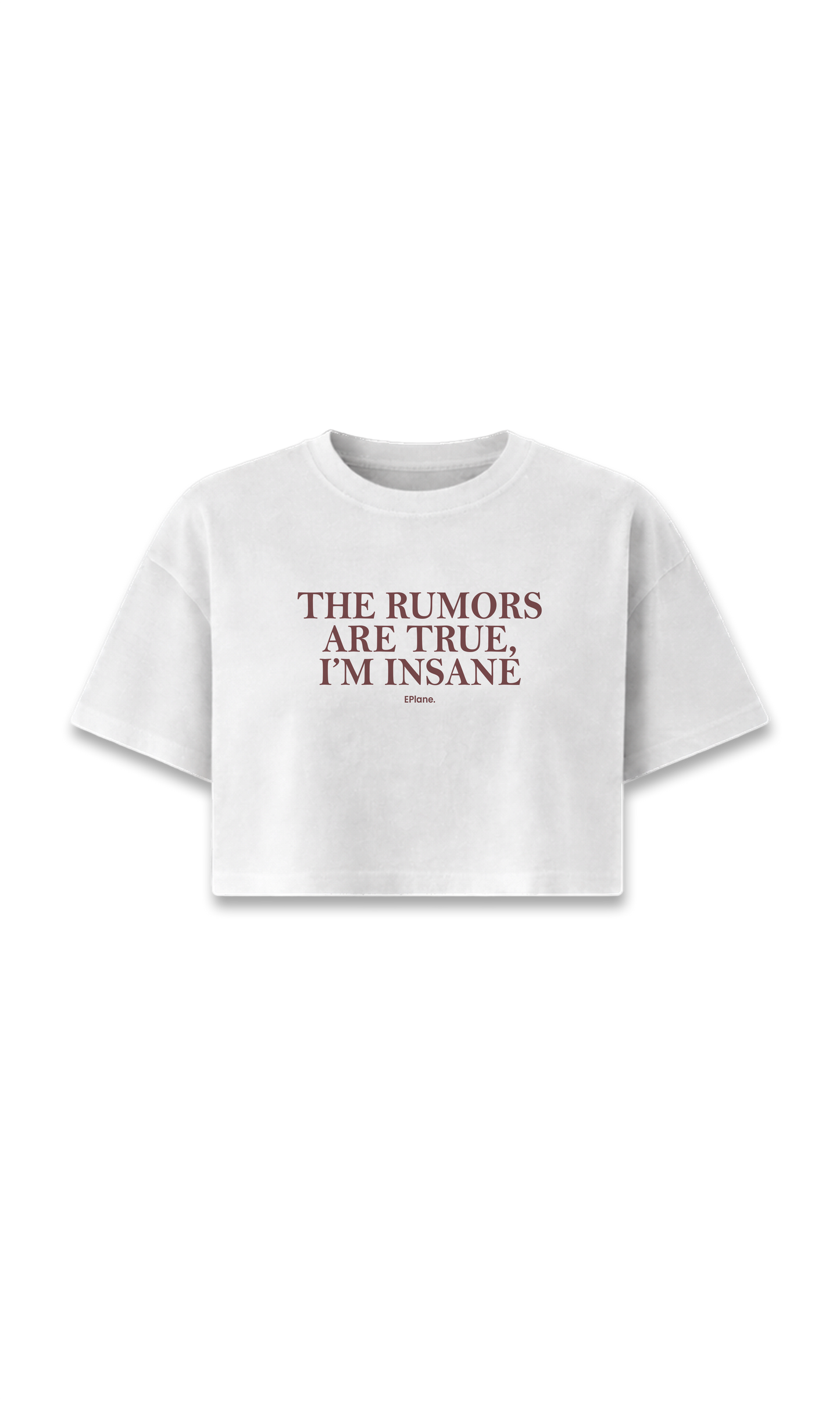 CAMISETA CROP BLANCA | RUMORS
